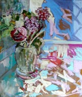 Textile flowers